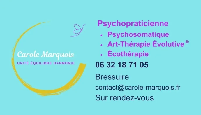 Carole Marquois, psychopraticienne à Bressuire.